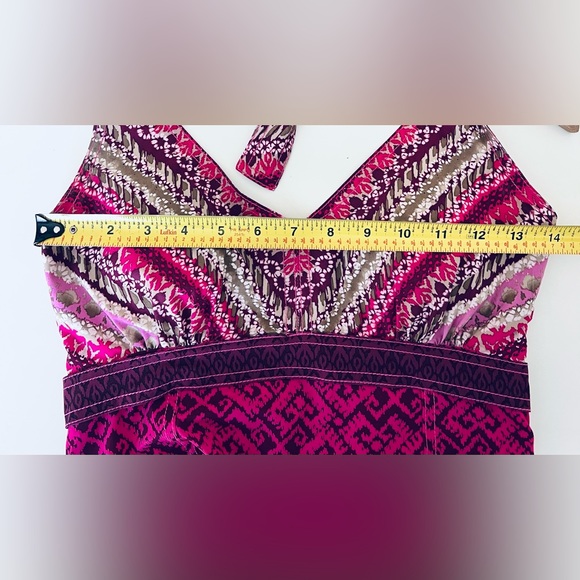 Athleta Pink Javari Pack Everywhere Halter Dress smock y2k athletic nature - Picture 6 of 7